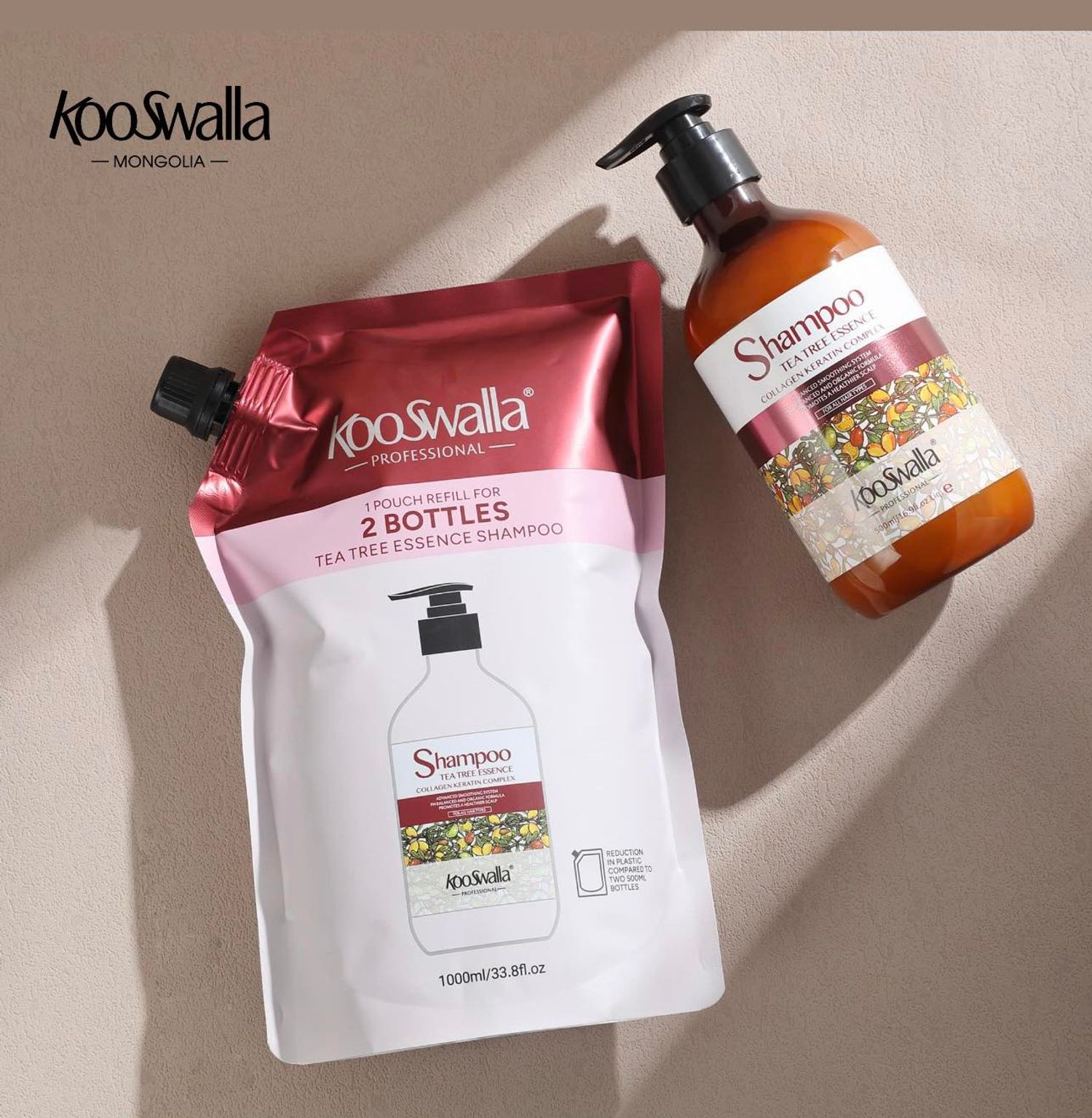 Цайны модны хандтай, гүн тэжээлийн шампунийн запас