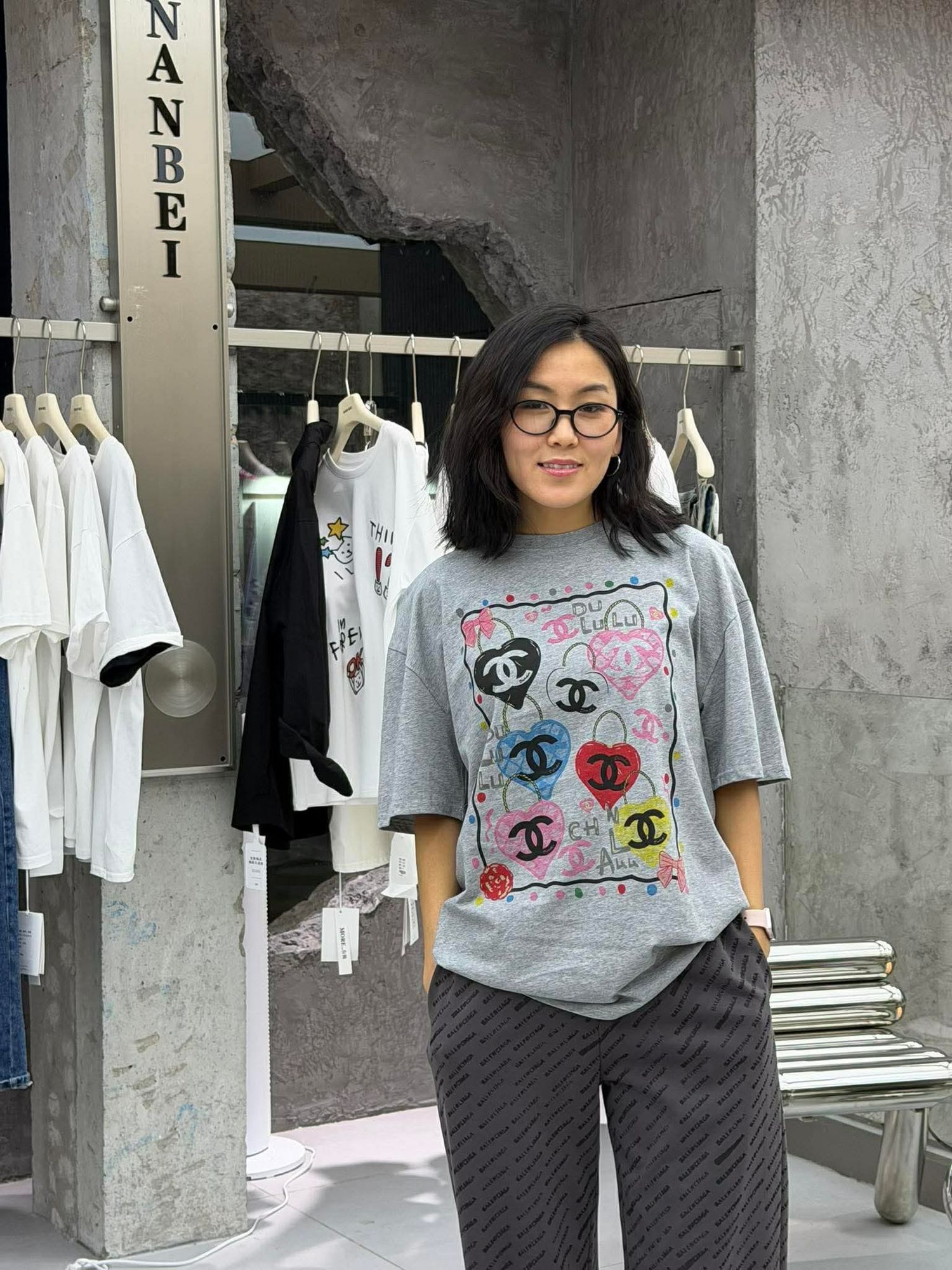 Chanel зурагтай футболка 