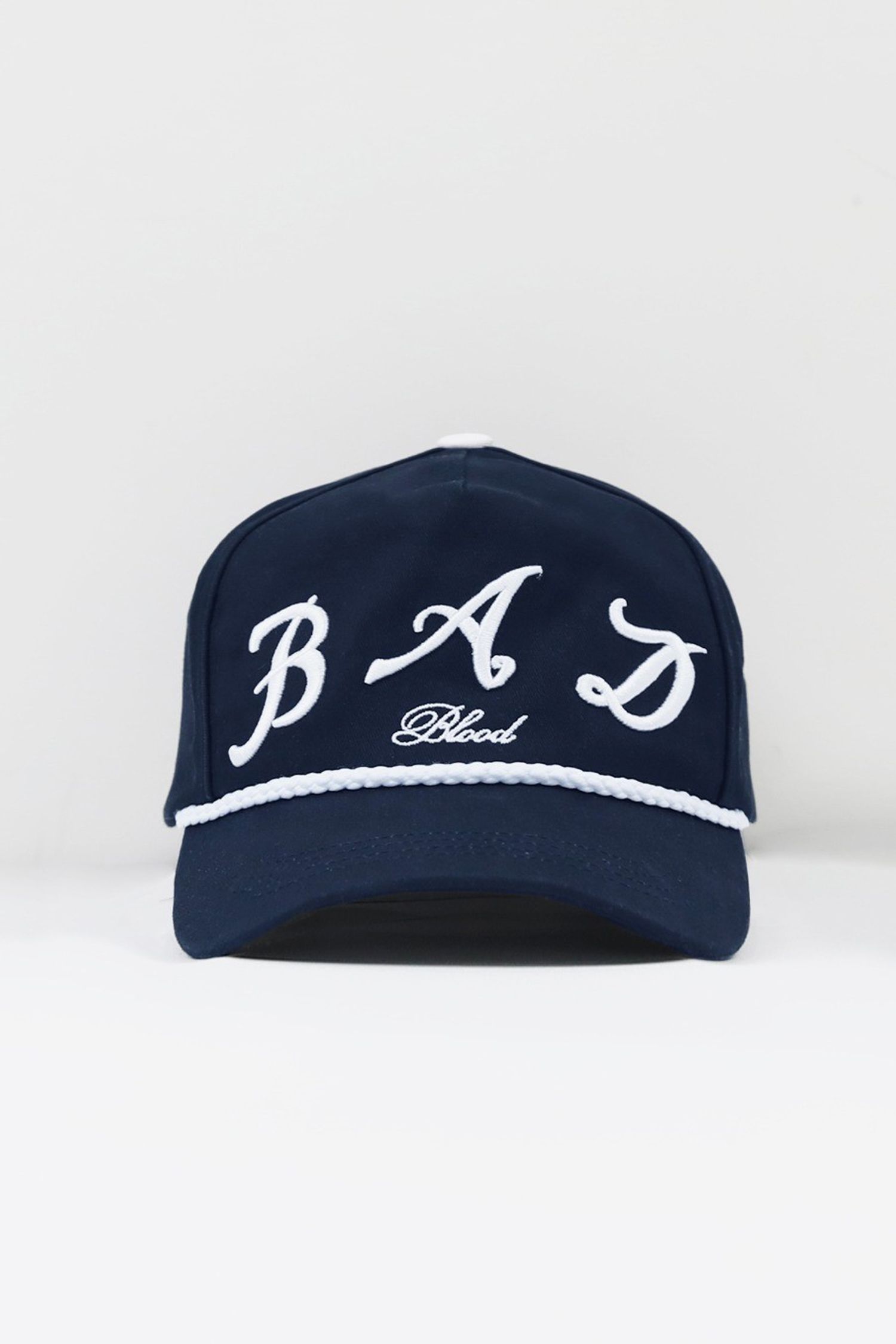 Bad Logo Rope Ball Cap - Navy