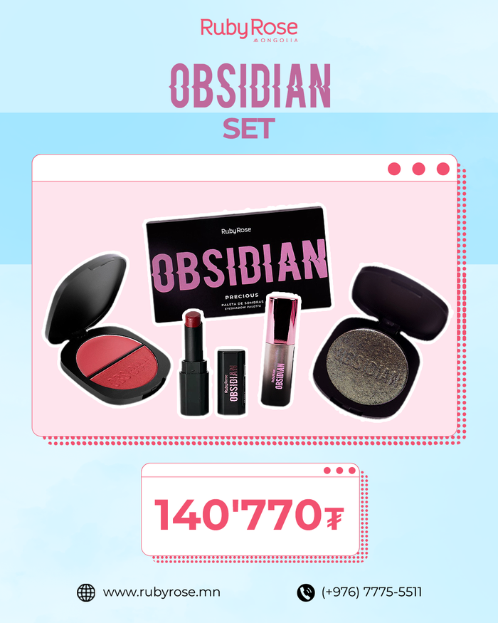 Obsidian gift set