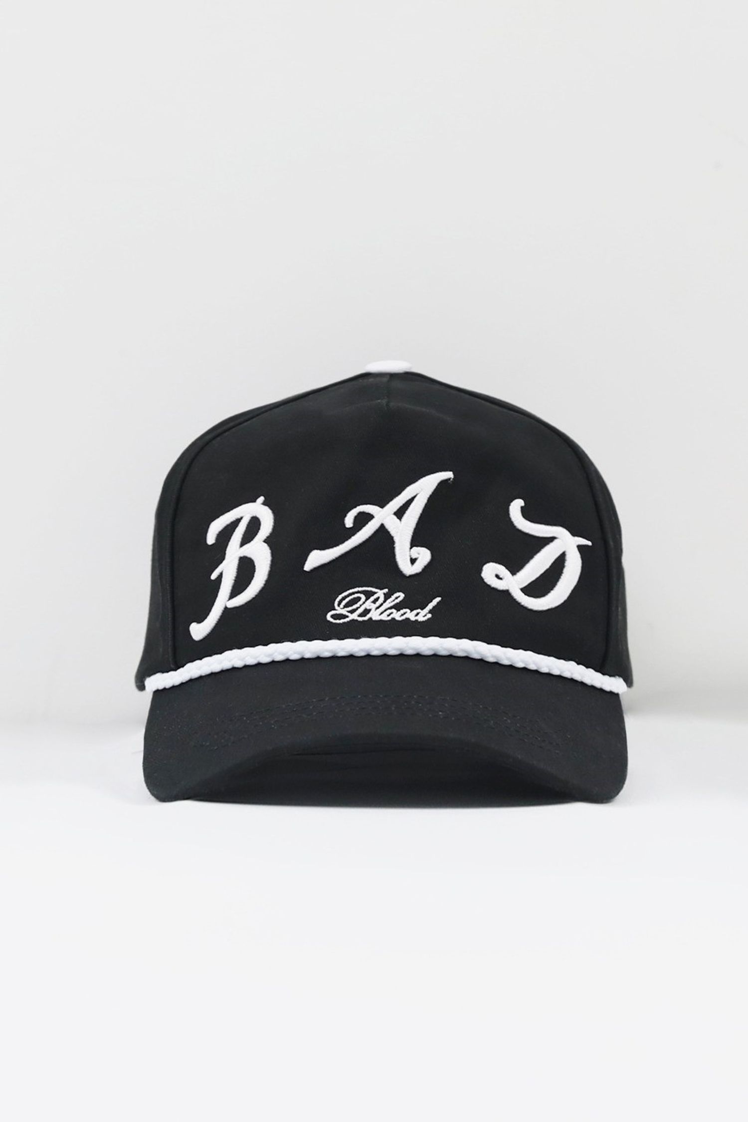 Bad Logo Rope Ball Cap - Black