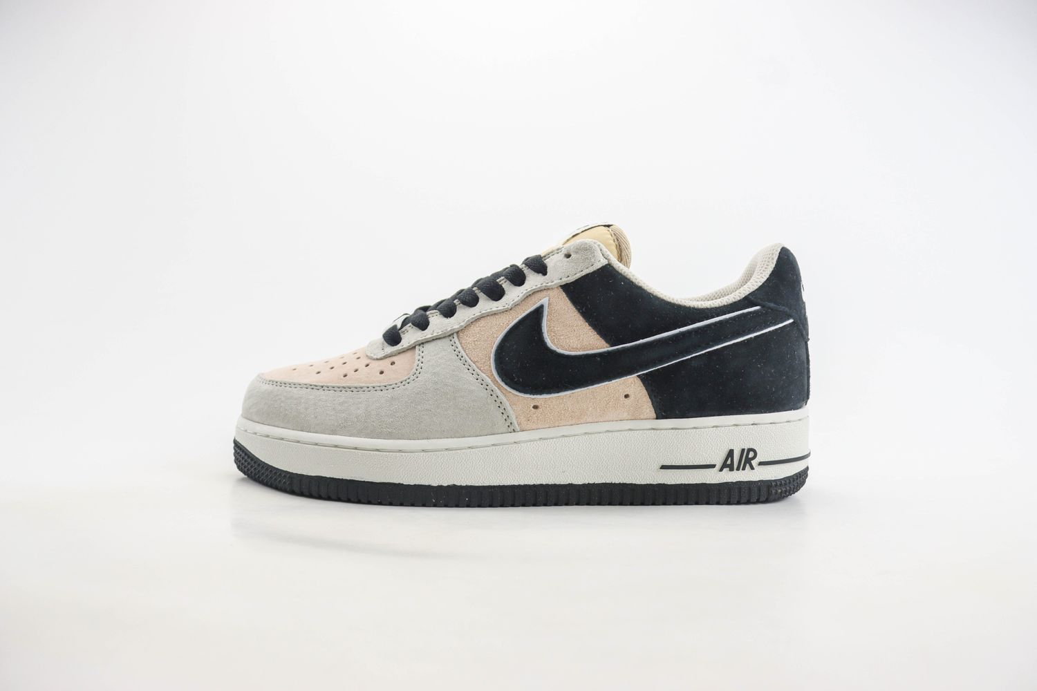 Nike Air Force 1 07 Low Suede Grey Black White