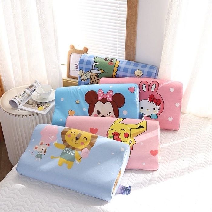 Хүүхдийн латекс дэр даавуун гадартай 