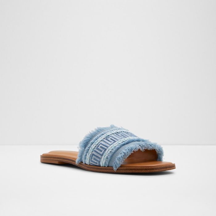 NALANI-420-MEDIUM BLUE-Lady Cas Sandals