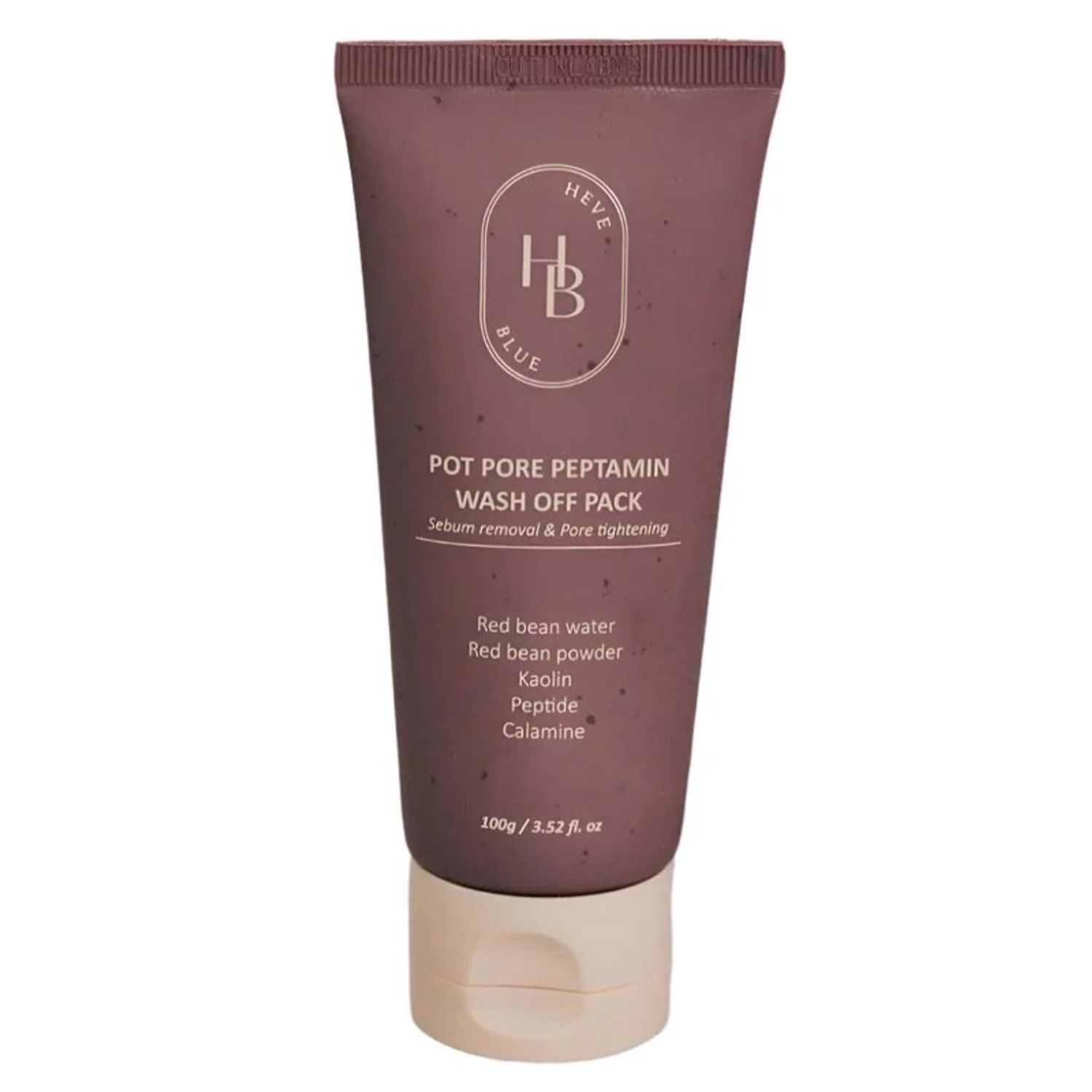 Red bean pore peptamine wash off pack