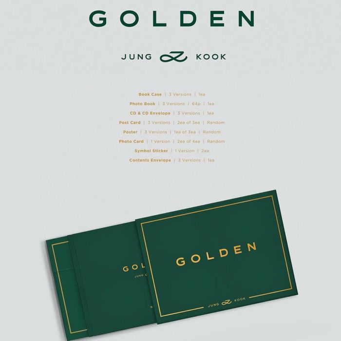 JUNGKOOK “GOLDEN” WEVERSE ALBUMS