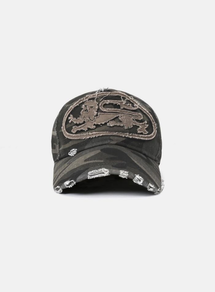 Mystic Big Patch Ball Cap - Dusty Green Camo 