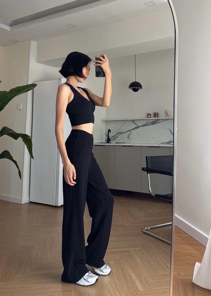 Velvet Straight Pants