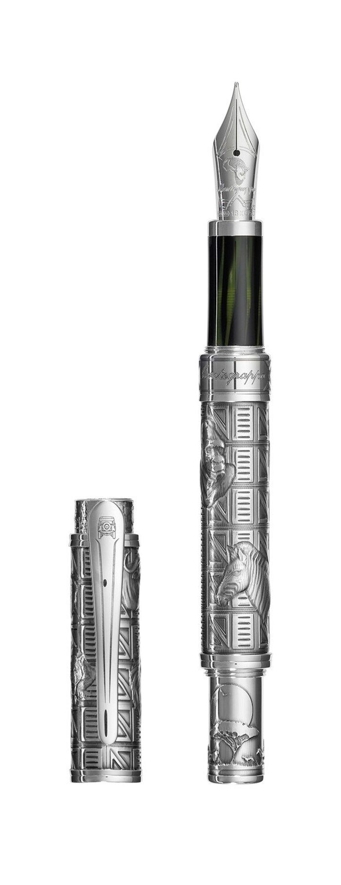 Montegrappa Hemingway : The Adventurer Fountain Pen, Broad, 18k Gold Nib