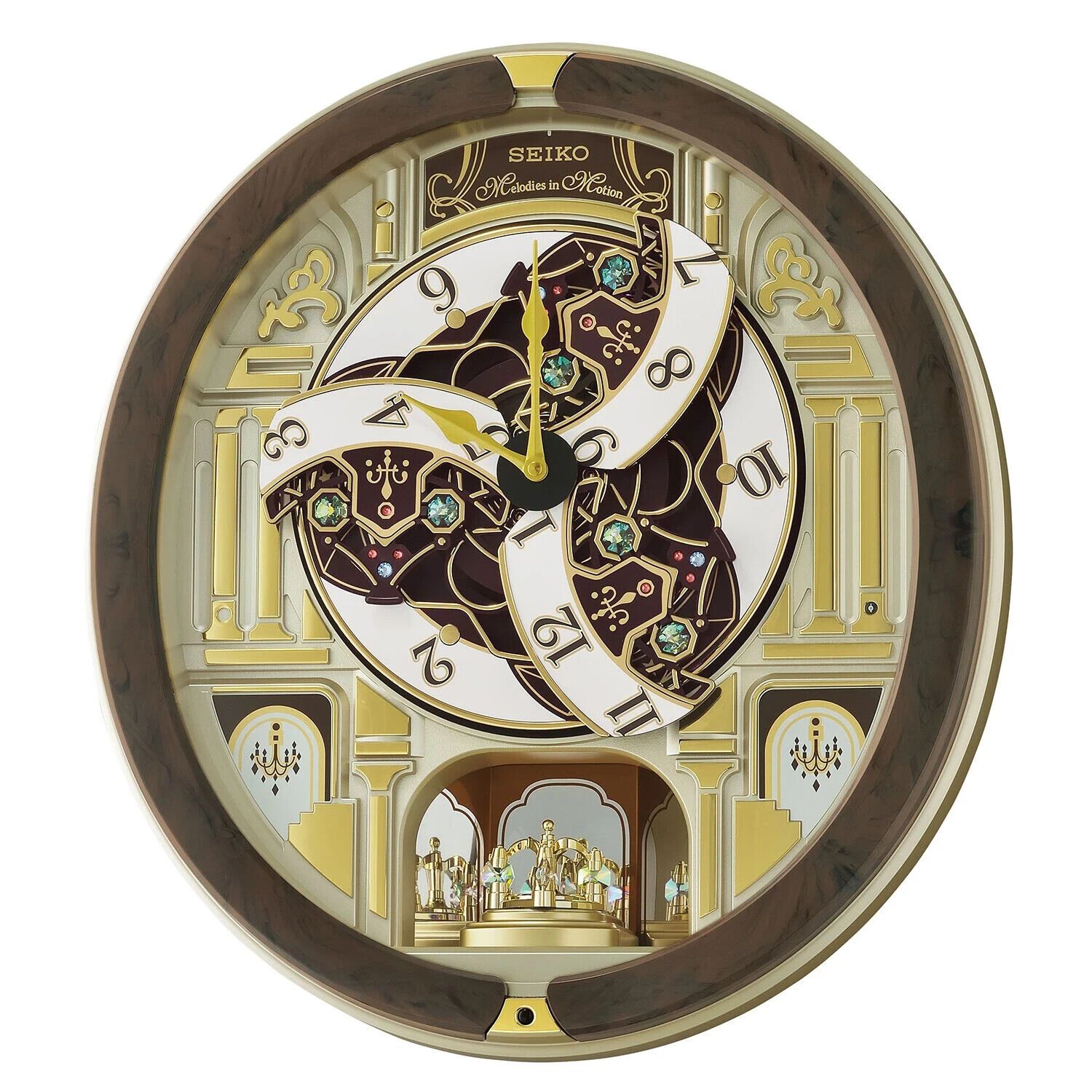 Seiko Melodies in Motion Wall Clock Эргэлддэг, аялгуутай ханын цаг