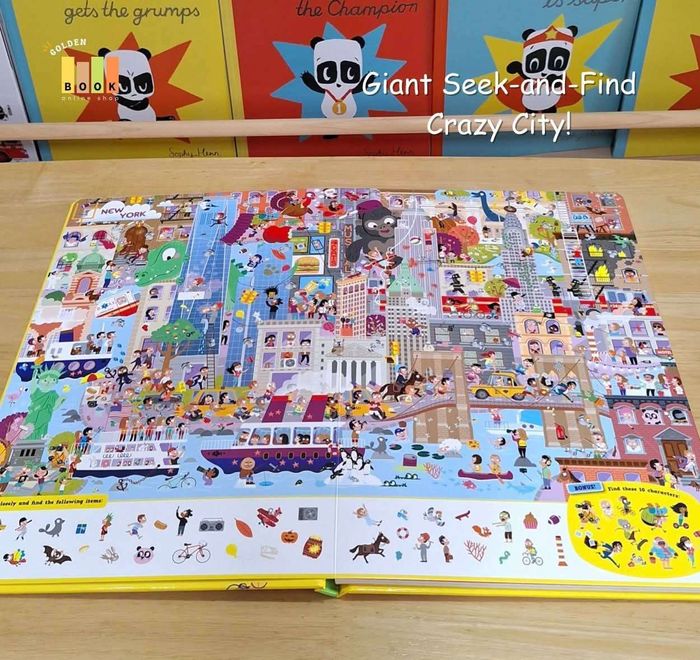 Crazy City! Giant Seek-and-Find 