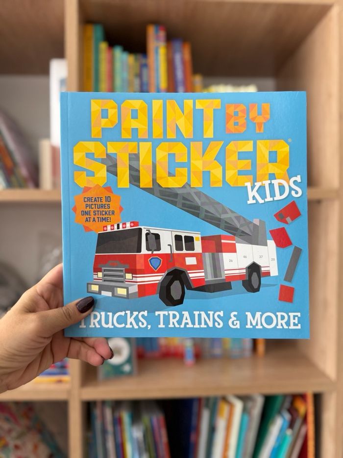 Paint by stickers Trucks, trains&more
