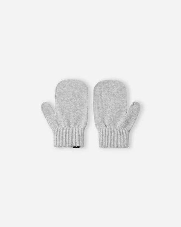 Mittens (knitted), Vantus Melange grey