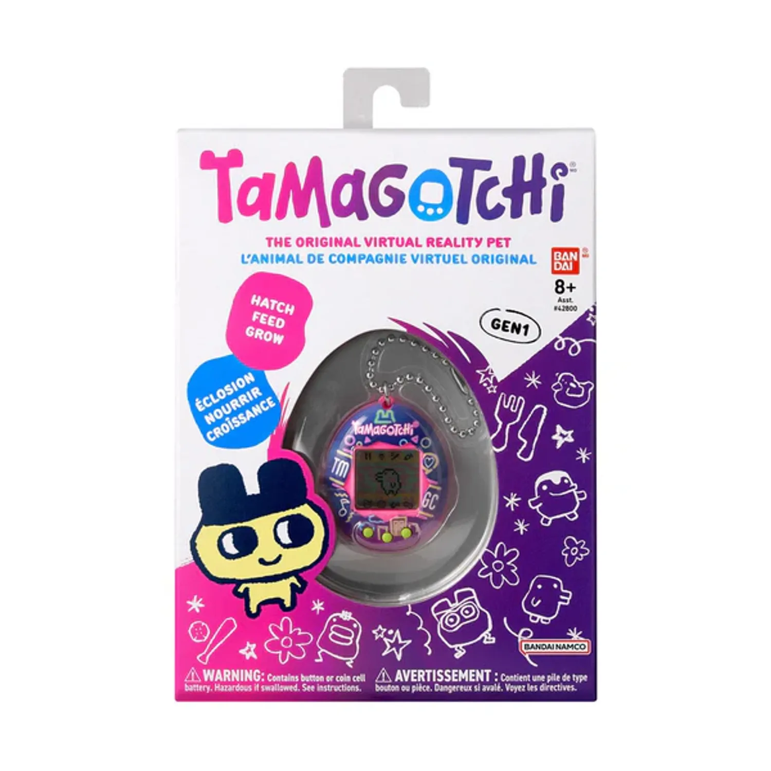 TAMAGOTCHI Interactive digital pet - Neon Lights
