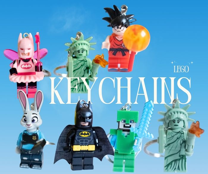 Goku Lego Keychain