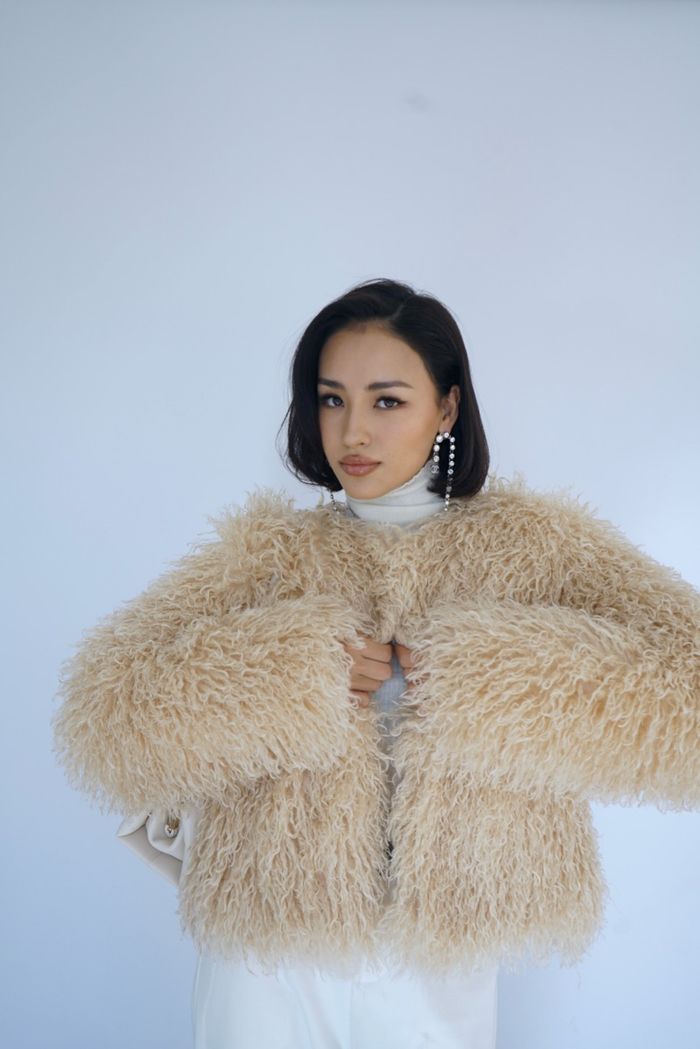 Cream Fur Coat