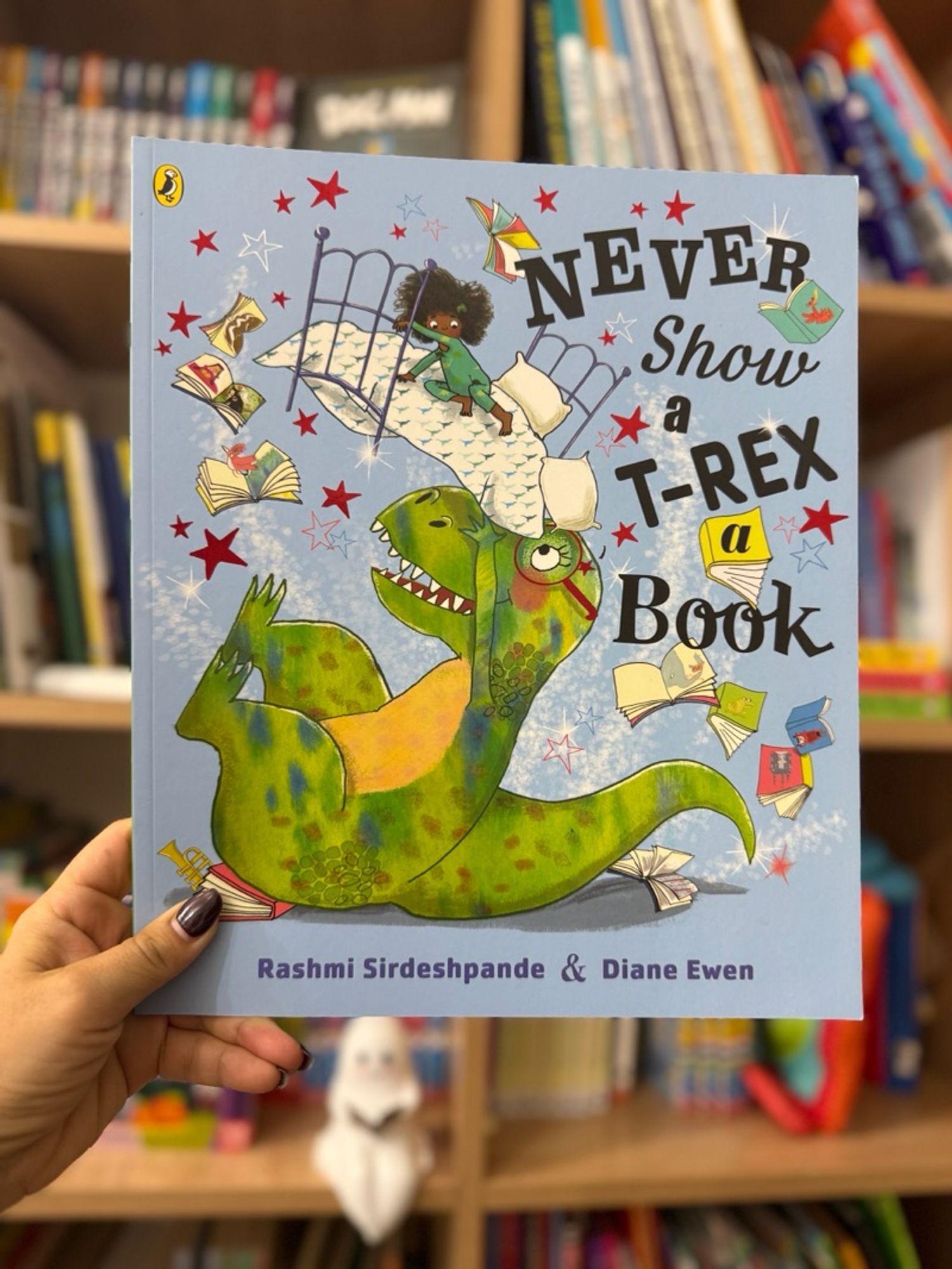 Never show a T-Rex a Book