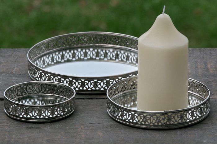 Candle plate 3set