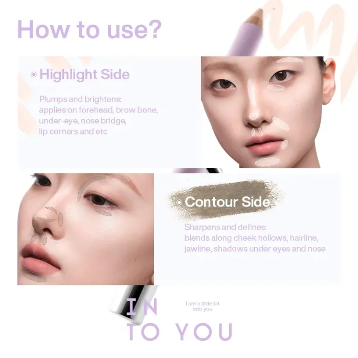 INTO YOU Nude Sculpting Contour&Highlighy Duo Pencil /SP03/