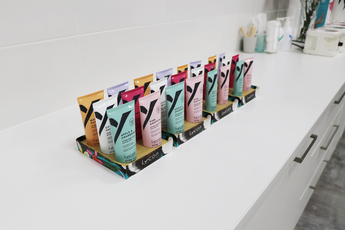 MINI HAND AND BODY LOTION DISPLAY BOX