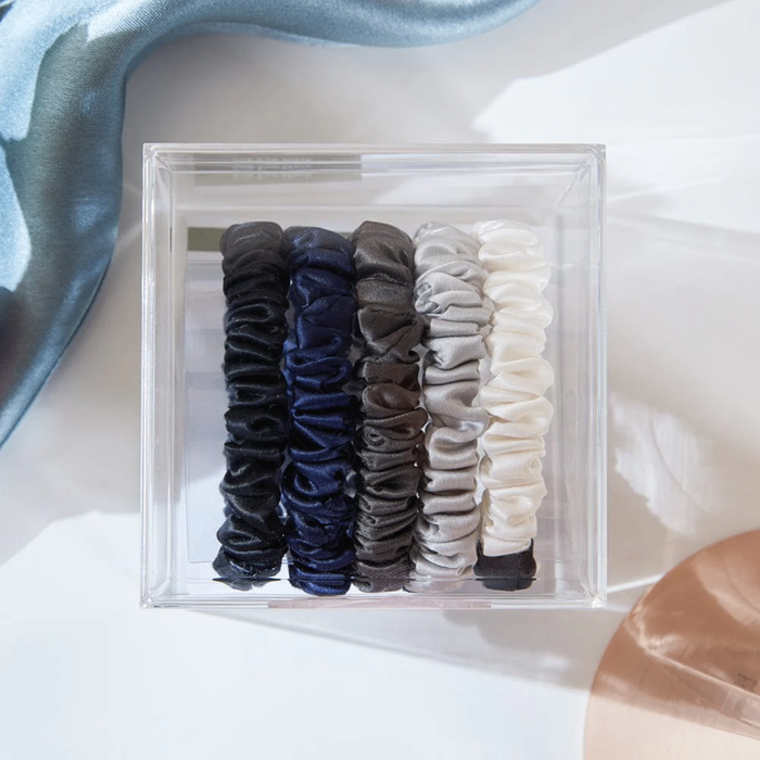 SILK HAIR SCRUNCHIES / торгон үсний боолтны сэт