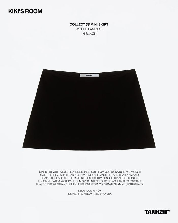 COLLECT $$ MINI SKIRT
