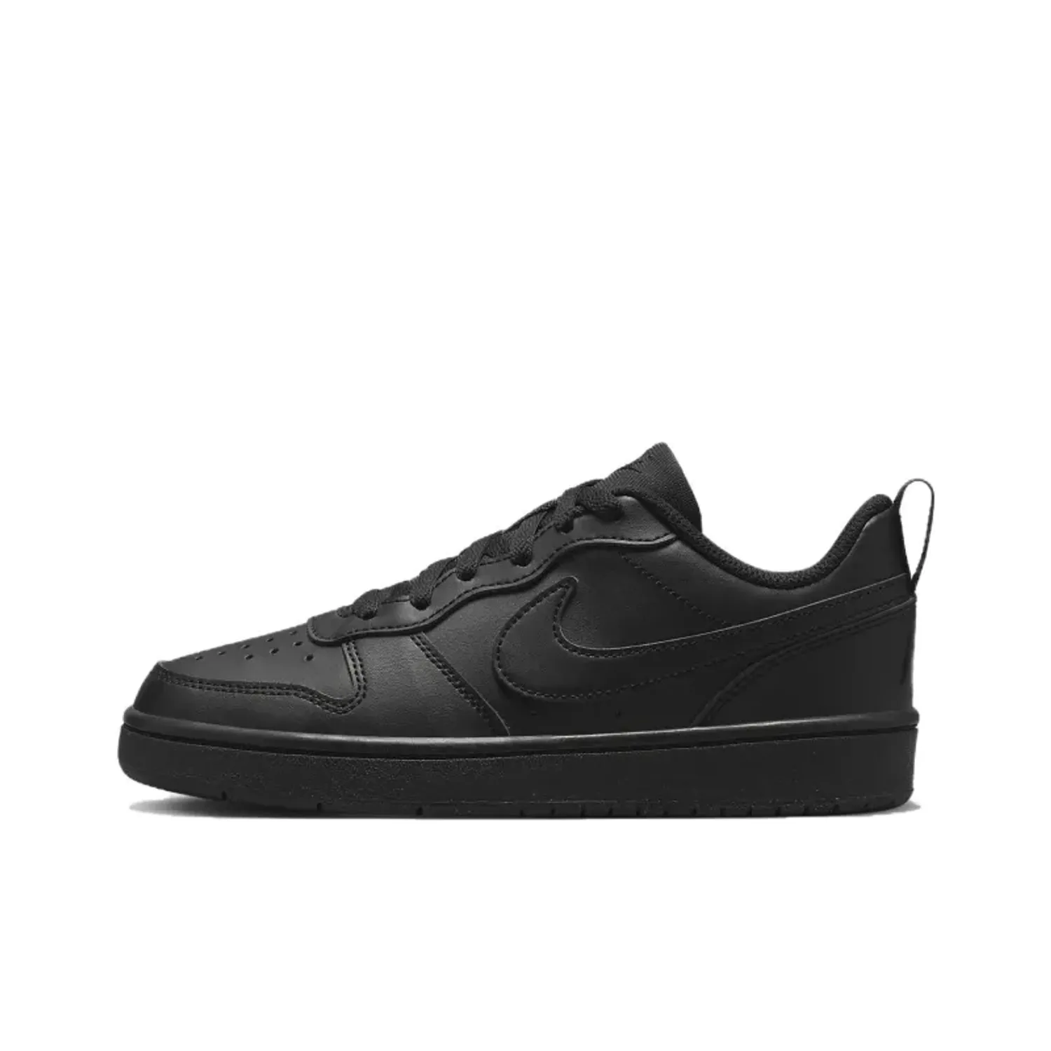 Nike Court Borough Low Recraft GS 'Triple Black'