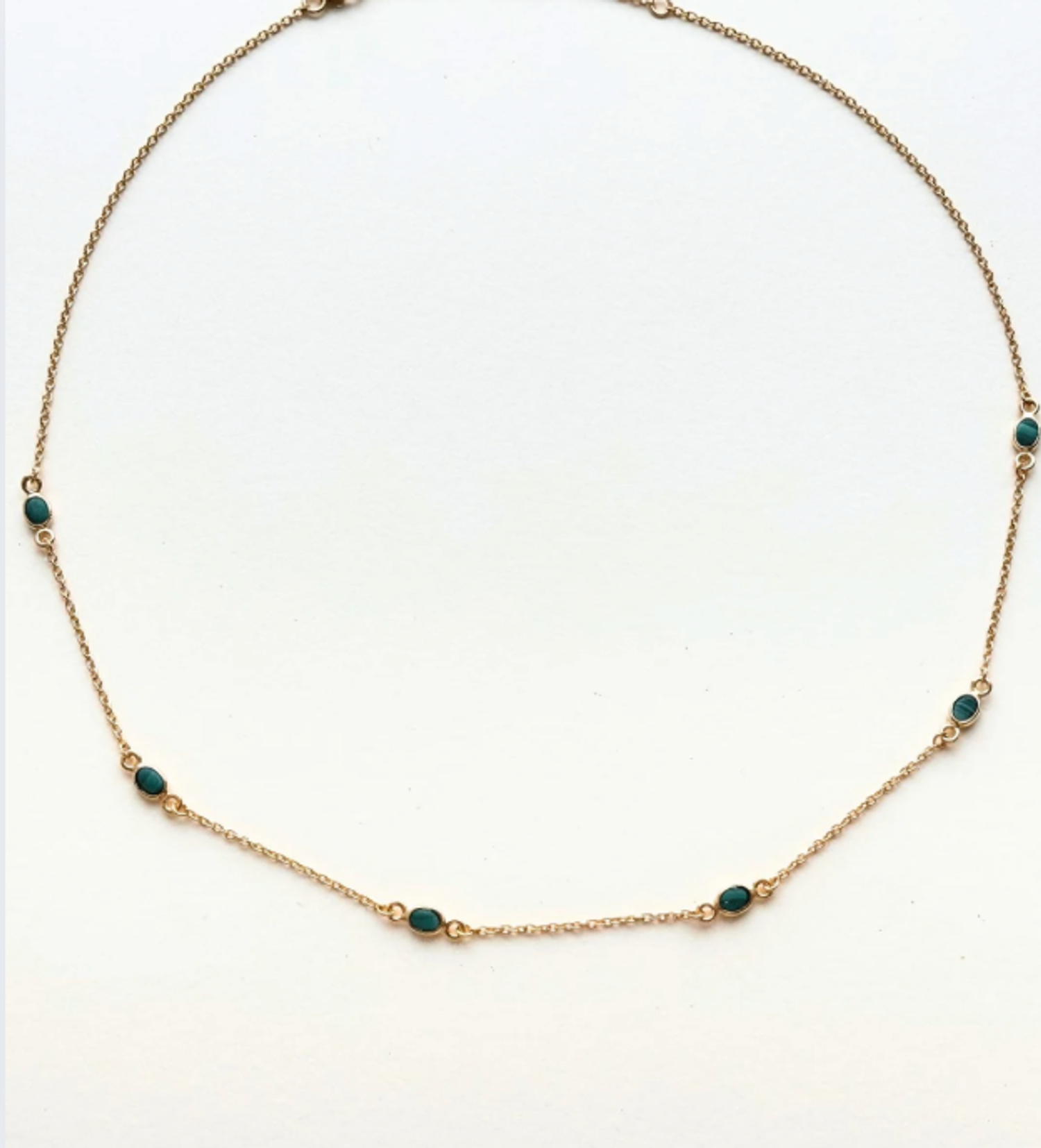 Malachite necklace/Ногоолин зүүлт