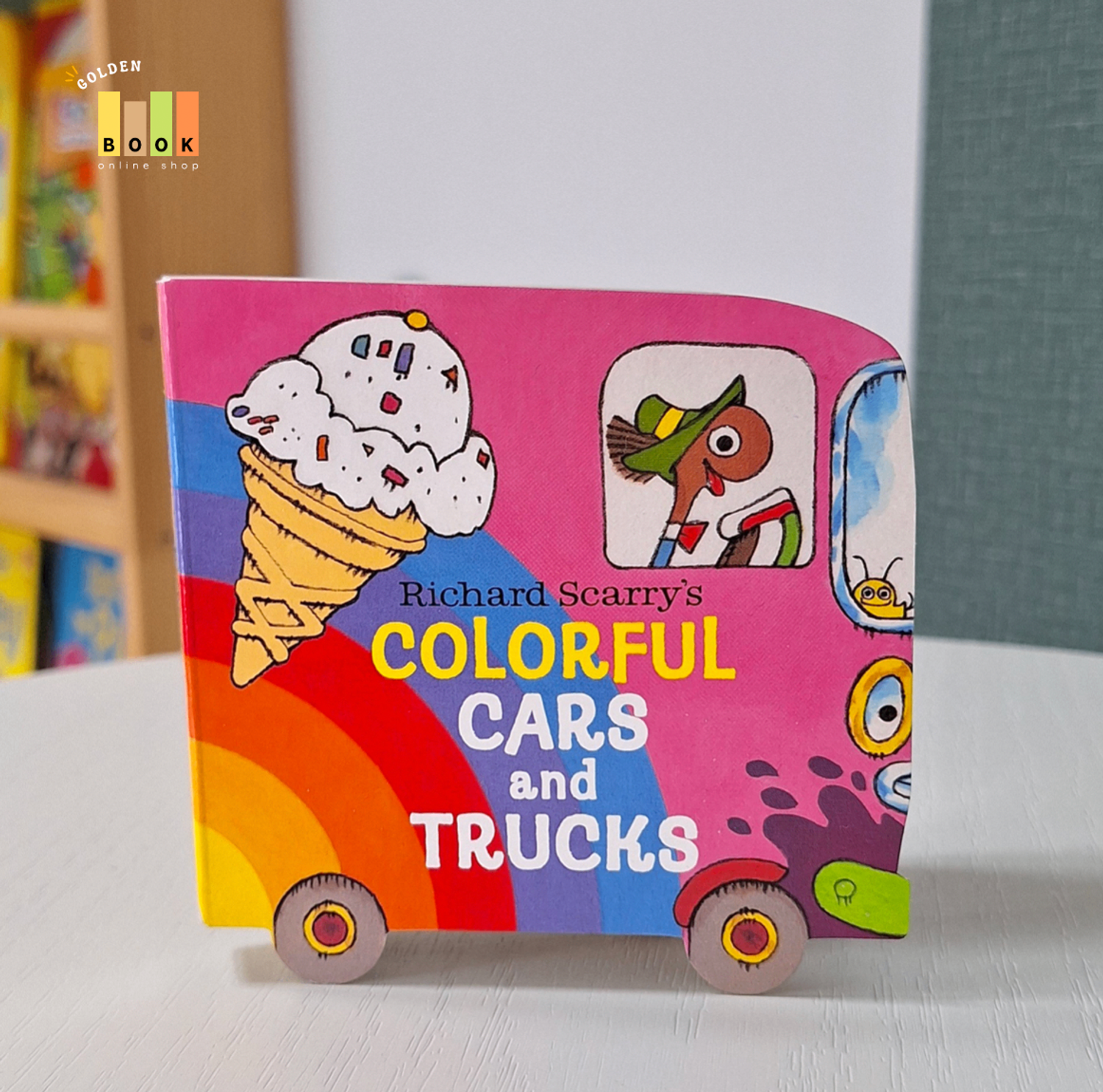 Colorful Cars and Trucks