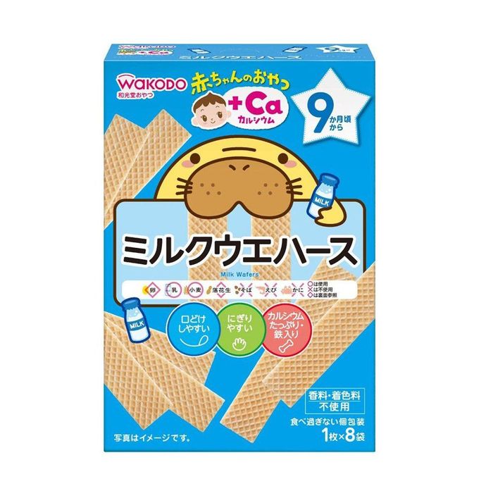 Wakodo Мильк вафель 9+ сар