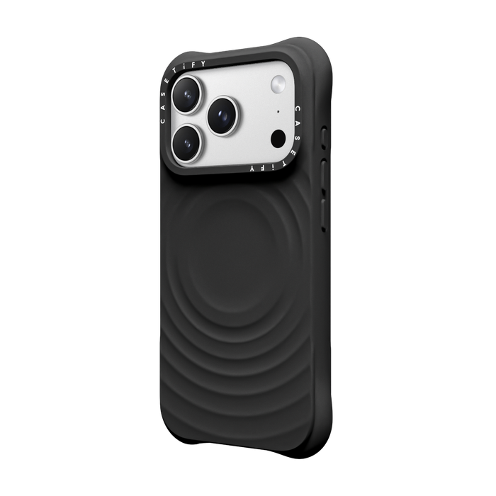 17 Pro Max Ripple case Black