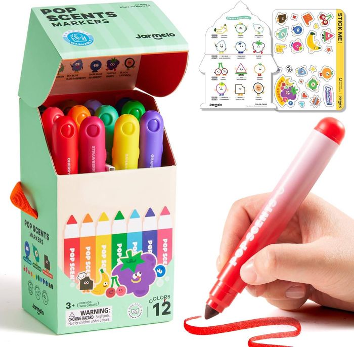 Pop Scents Markers 12 - Жимсний үнэртэй фломастер 12ш 