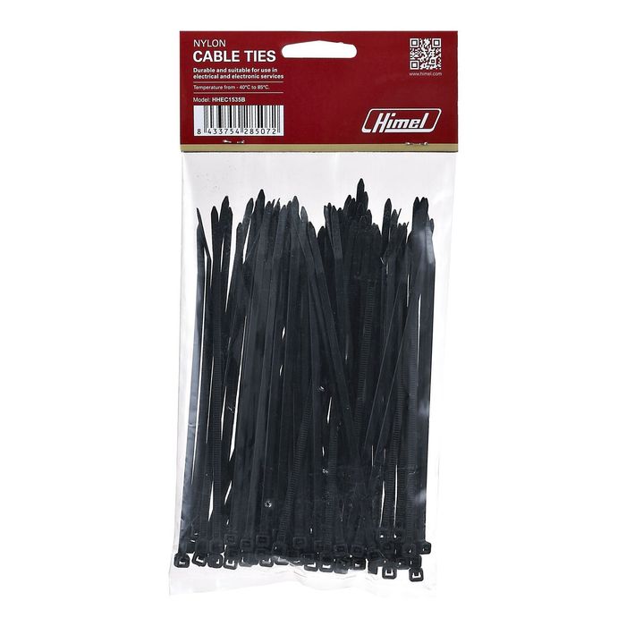 BLACK, 15CM X 3.5MM