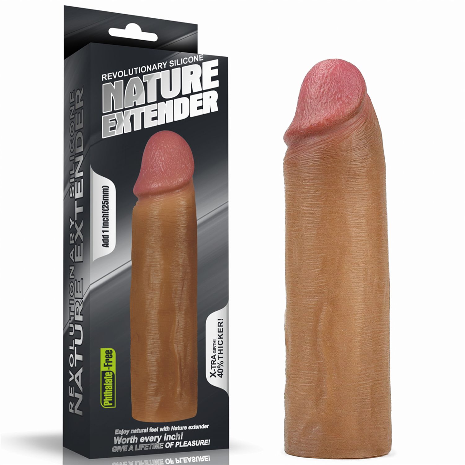 Nature Extender Brown 1inch 25mm