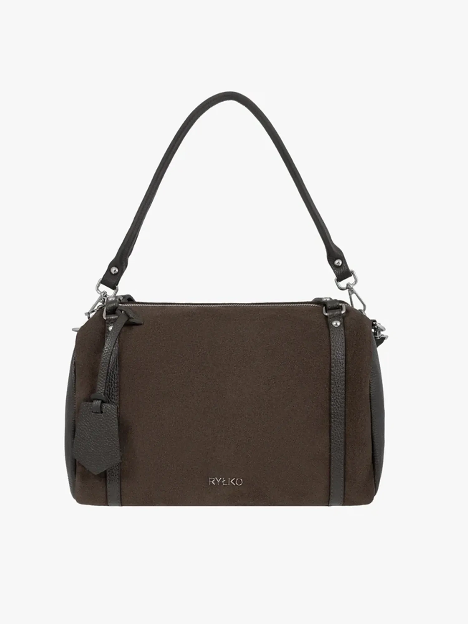 Dark brown handbag