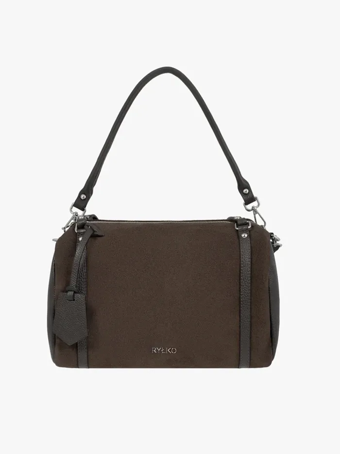 Dark brown handbag