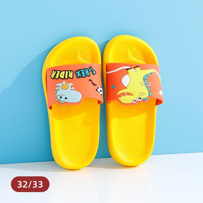 (Orange)(32/33) Slippers for Children