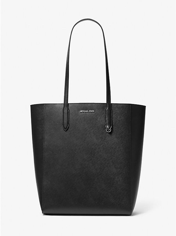 MK saffiano tote bag black