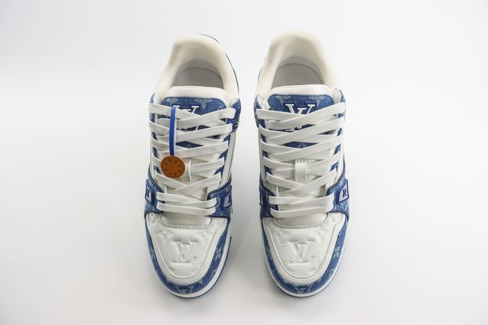 Louis Vuitton LV Trainer Denim White / Blue