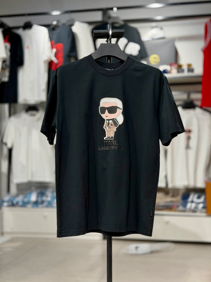 KARL LAGERFELD Karl Icon T-Shirt – Black