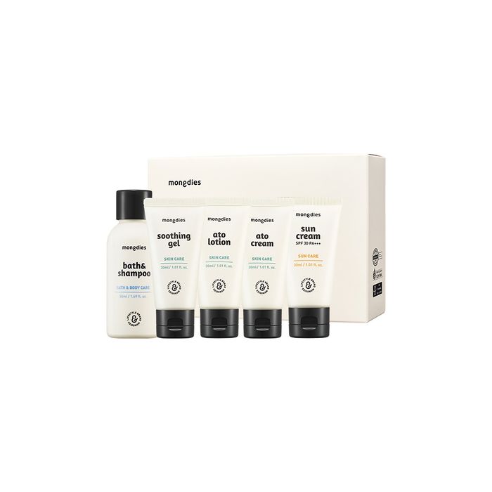 Mongdies Travel Kit - Хүүхдийн арьс арчилгааны аяллын багц