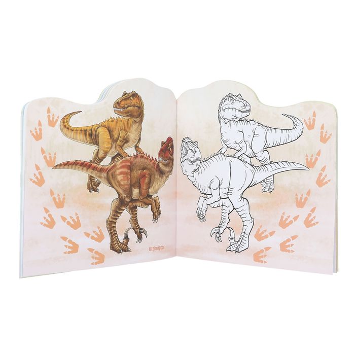 Dino World Colouring Book Figural