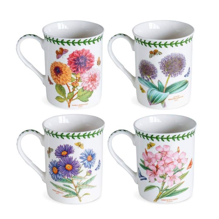 New Motif Mug Set4 Botanic garden 