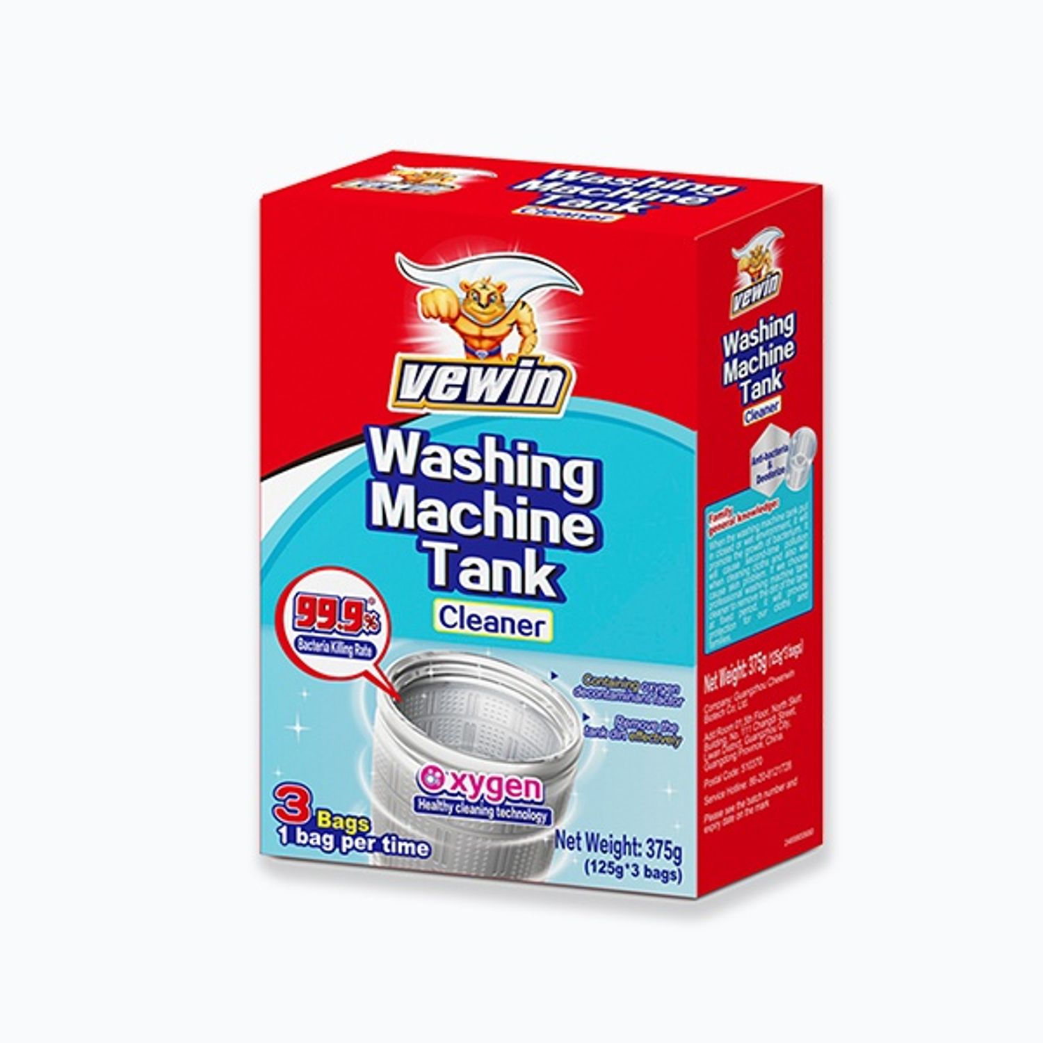 VEWIN Угаалгын машин цэвэрлэгч 375гр