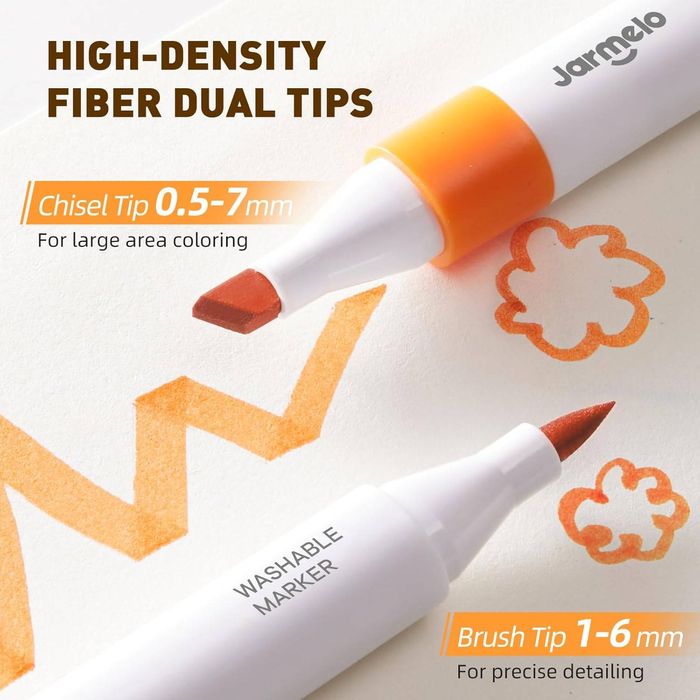 Washable Dual Tip Markers 12 - 2 талт үзүүртэй угаадаг маркер 12ш