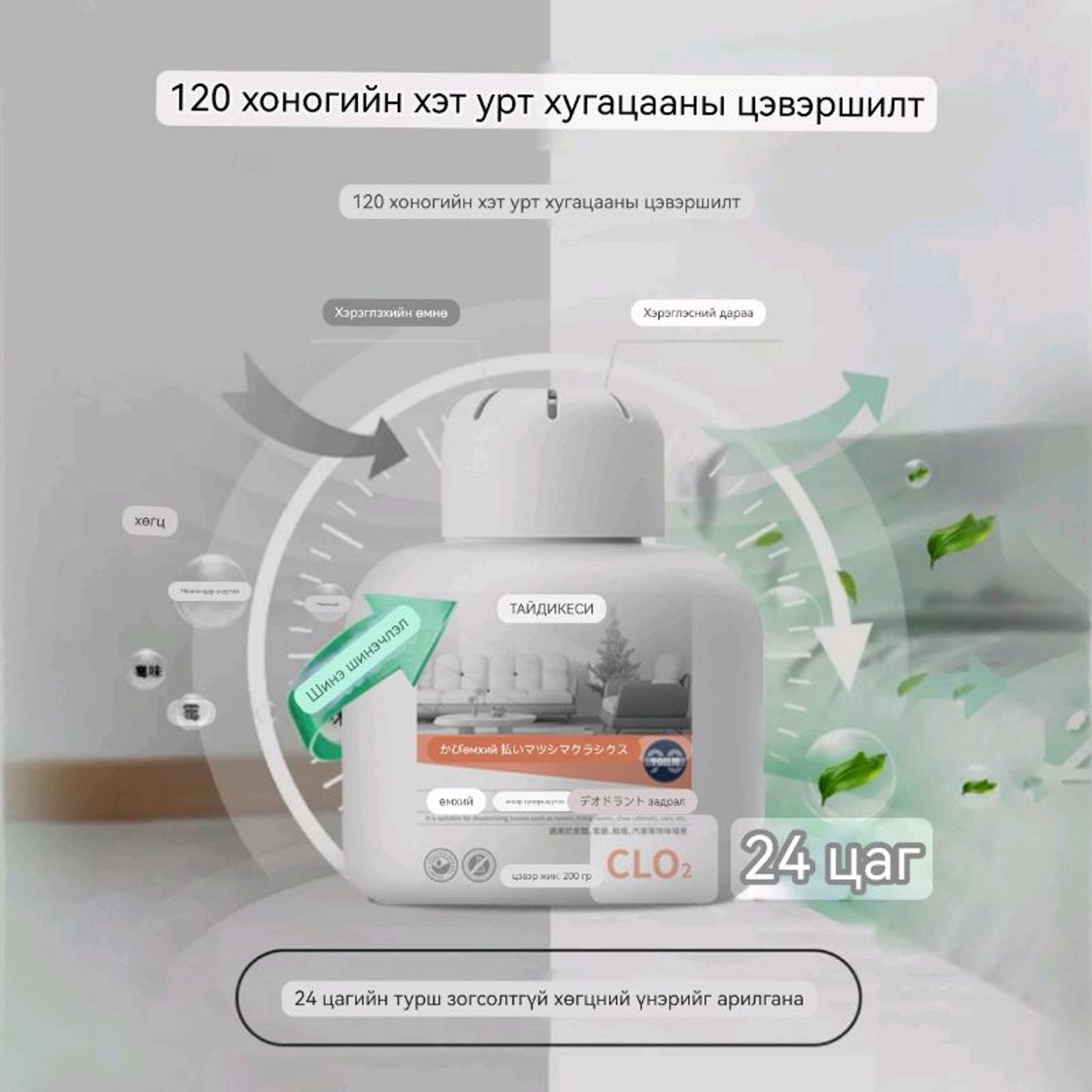 Тасалгааны агаар цэвэрлэгч