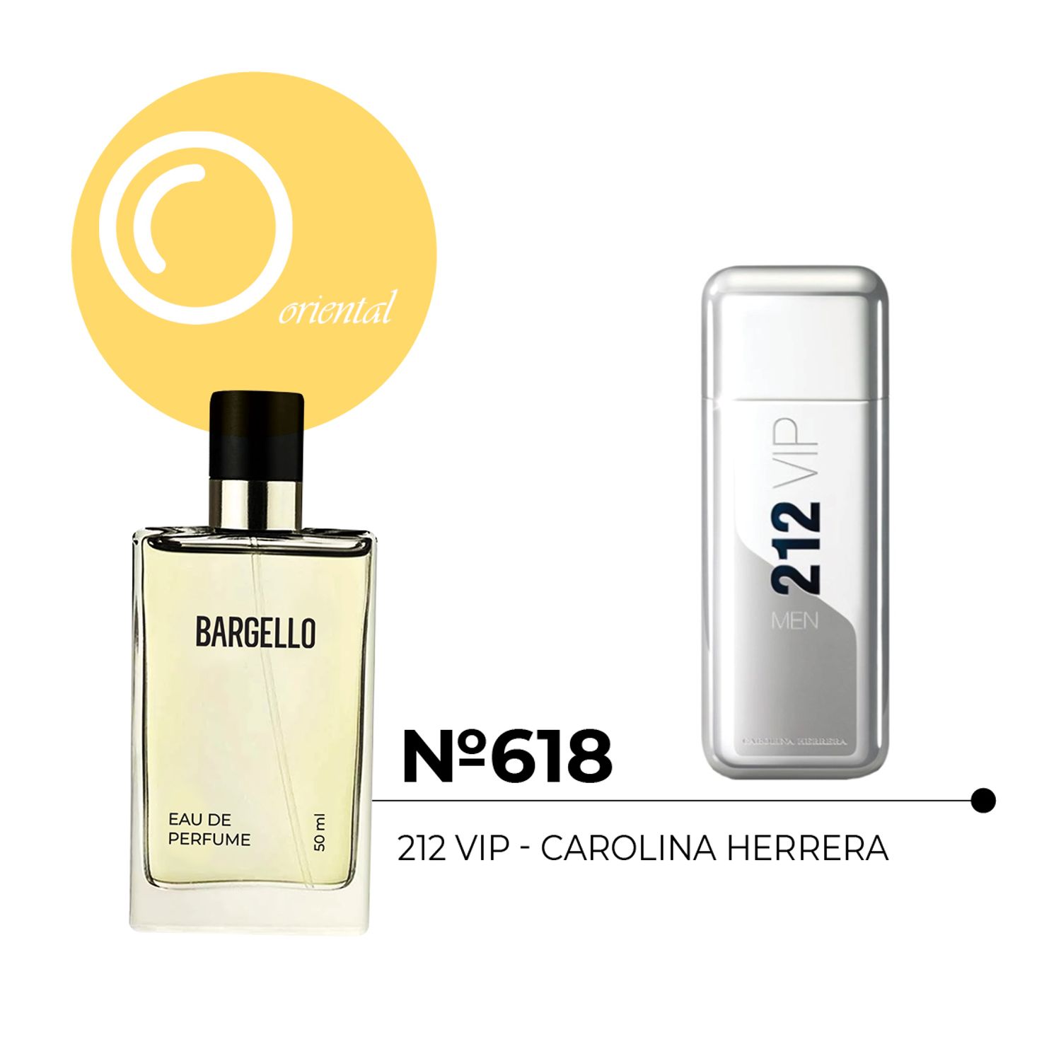 №618 for man 50 ml /212 VIP - Carolina Herrera/