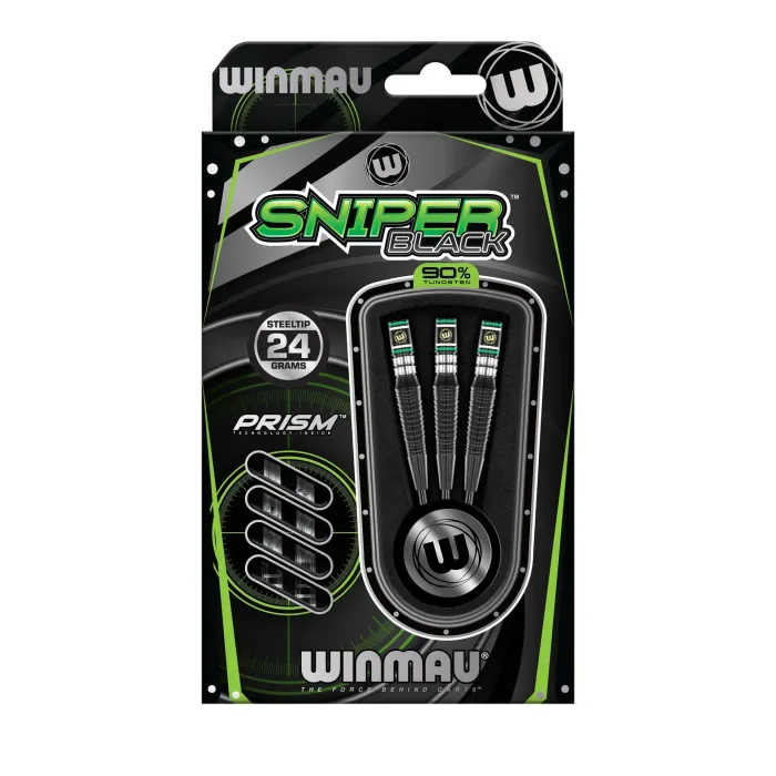 Winmau SNIPER BLACK 1 Tungsten 90%