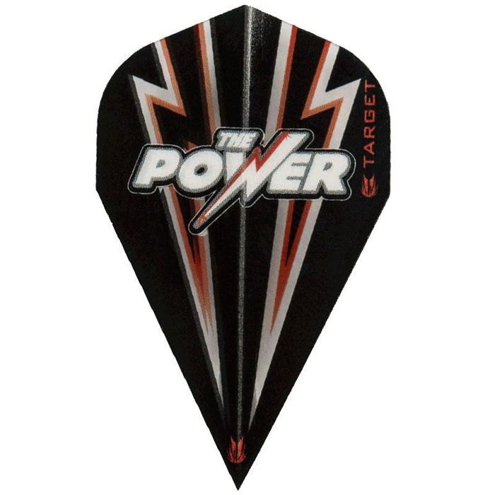 Target Power Flash Black/Red Vapor Vision Dart Flights