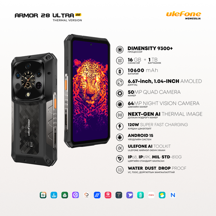 Ulefone Armor 28 Ultra Thermal Version